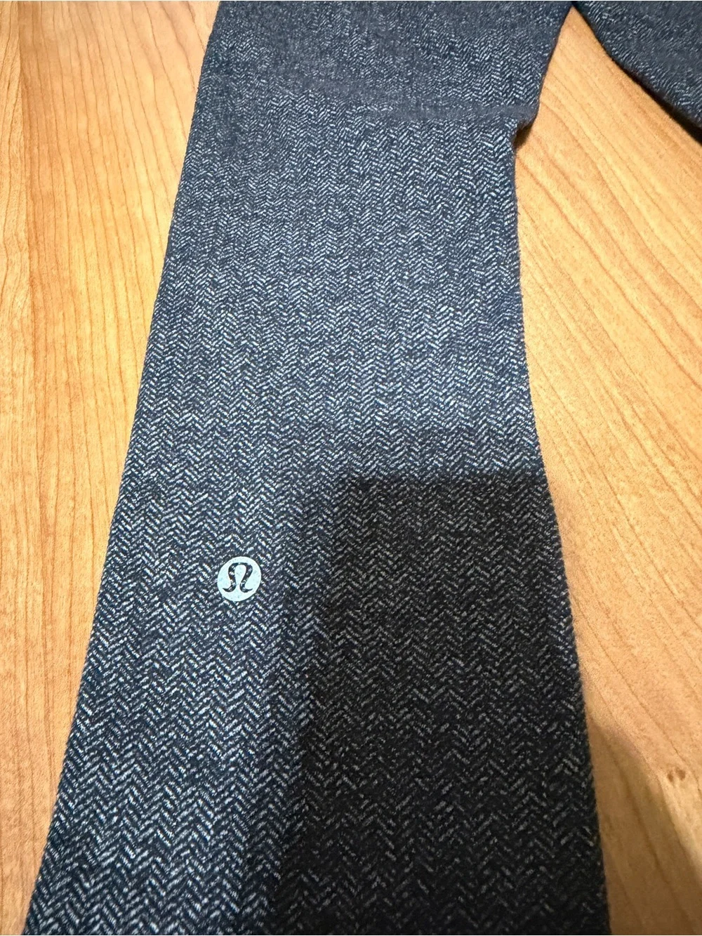 lululemon athletica Herringbone Cropped Leggings Gray/Black Size 4
